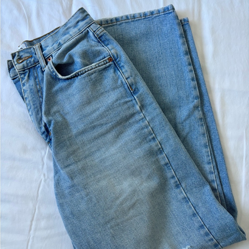 BDG Wide Leg Jeans - Light Blue